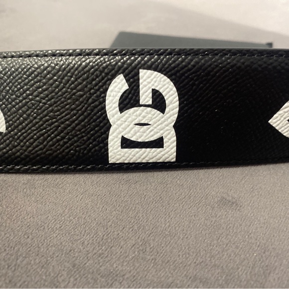 New Dolce & Gabbana DG Logo Print Belt . Sz 110cm  $545 - Picture 3 of 9